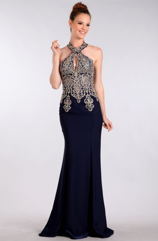 Prom & Evenning Lace Jersey Beaded Dresses