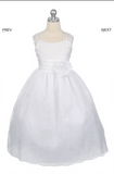 Flower girl communion lace chiffon dresses