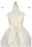 Flower girl communion lace chiffon dresses