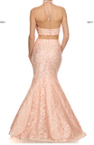 Prom & Evenning Lace Jersey Beaded Dresses
