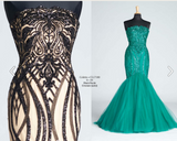 Prom & Evenning Lace Jersey Beaded Dresses