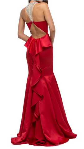 Prom  & Evening Lace Jersey Beaded Dresses