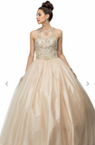 Quinceanera, sweet 16, engagement ball gown dress designer
