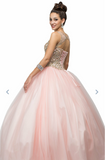 Quinceanera, sweet 16, engagement ball gown dress designer