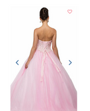 Quinceanera, sweet 16, engagement ball gown dress designer