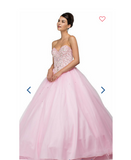 Quinceanera, sweet 16, engagement ball gown dress designer