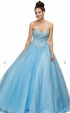 Quinceanera, sweet 16, engagement ball gown dress designer