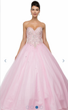 Quinceanera, sweet 16, engagement ball gown dress designer