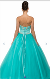 Quinceanera, sweet 16, engagement ball gown dress designer