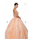 Quinceanera, sweet 16, engagement ball gown dress designer
