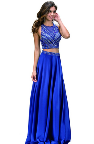 Prom  & Evening Lace Jersey Beaded Dresses
