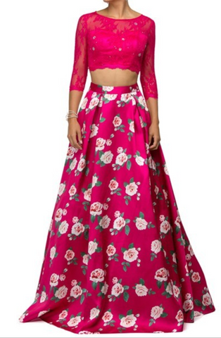 Prom  & Evening Lace Jersey Beaded Dresses