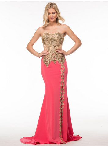 Prom & Evenning Lace Jersey Beaded Dresses