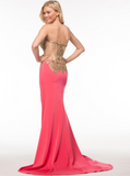 Prom & Evenning Lace Jersey Beaded Dresses