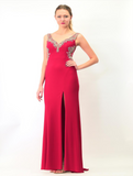 Prom & Evenning Lace Jersey Beaded Dresses