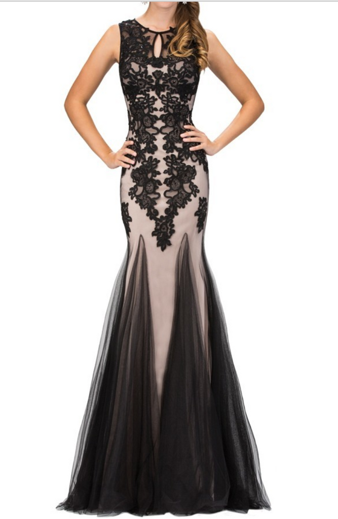 Prom & Evenning Lace Jersey Beaded Dresses