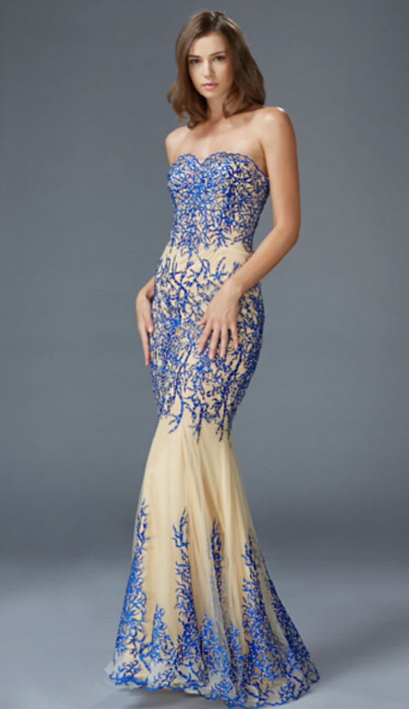 Prom & Evenning Lace Jersey Beaded Dresses