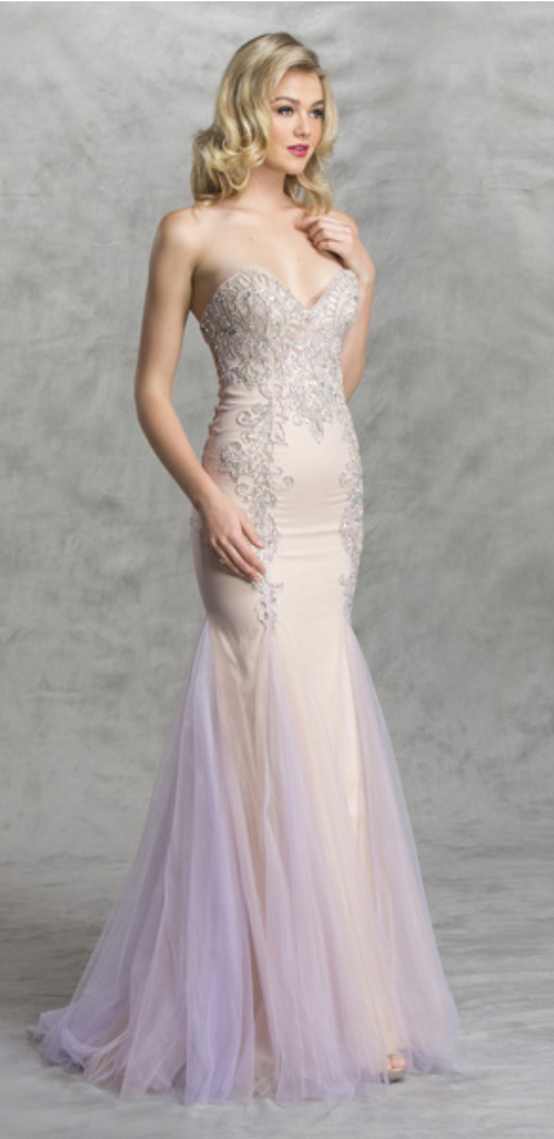 Prom & Evenning Lace Jersey Beaded Dresses