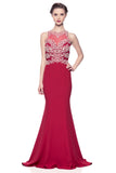 Prom & Evenning Lace Jersey Beaded Dresses