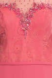 Mother Of The Bride Lace beaded satin chiffon Long Gown Dress.