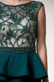 Mother Of The Bride Lace beaded satin chiffon Long Gown Dress.