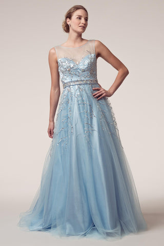 Prom & Evening Lace Beaded Dress