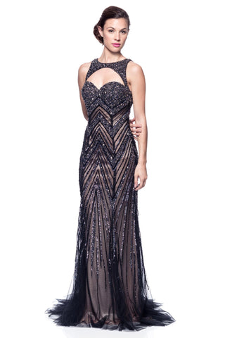 Prom & Evenning Lace Jersey Beaded Dresses