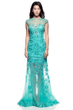 Prom & Evenning Lace Jersey Beaded Dresses