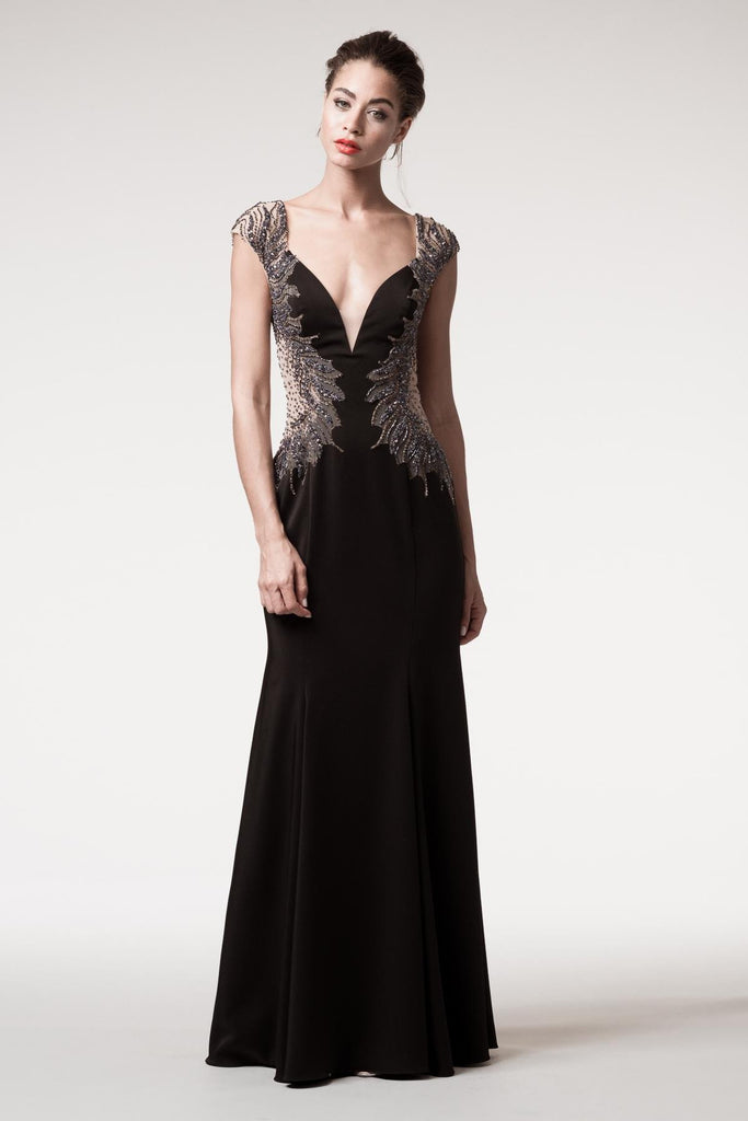 Prom & Evenning Lace Jersey Beaded Dresses