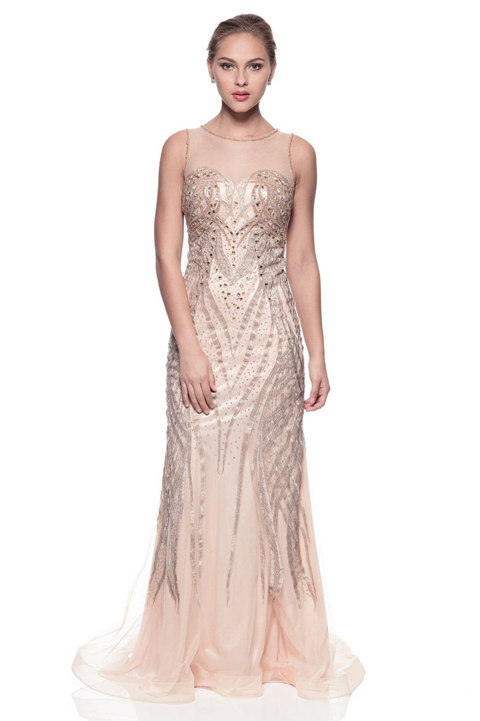 Prom & Evenning Lace Jersey Beaded Dresses
