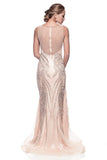 Prom & Evenning Lace Jersey Beaded Dresses