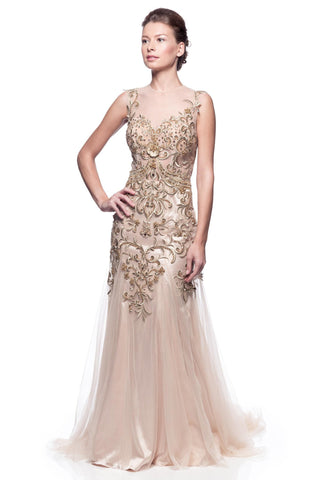 Prom & Evenning Lace Jersey Beaded Dresses