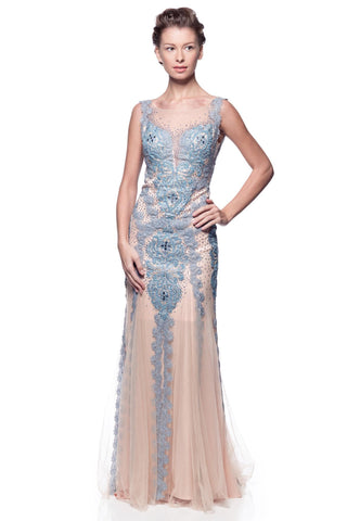 Prom & Evenning Lace Jersey Beaded Dresses