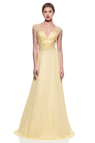 Prom & Evenning Lace Jersey Beaded Dresses