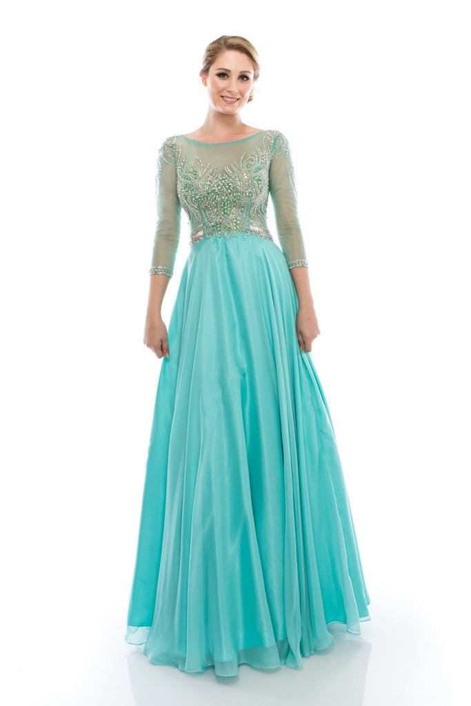 Prom & Evening Lace Beaded Dress