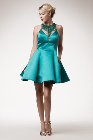 Lace short prom homecoming cocktail dress