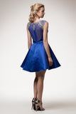 Lace short prom homecoming cocktail dress