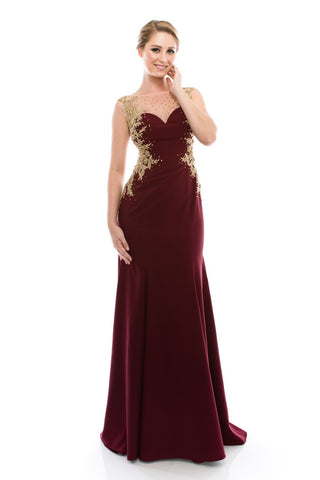 Prom & Evenning Lace Jersey Beaded Dresses