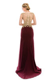 Prom & Evenning Lace Jersey Beaded Dresses