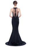 Prom & Evenning Lace Jersey Beaded Dresses