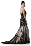 Prom & Evenning black lace Long Dresses