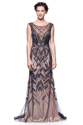 Prom & Evenning Lace Jersey Beaded Dresses
