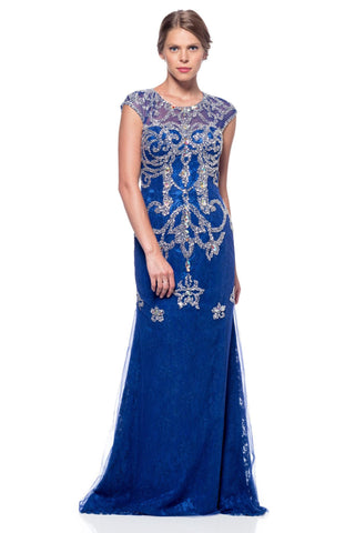 Prom & Evenning Lace Jersey Beaded Dresses