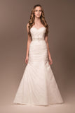 Wedding dress lace STRAPLESS, SWEETHEART, MERMAID