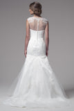 Wedding dress lace SLEEVELESS, BATEAU NECK, TRUMPET