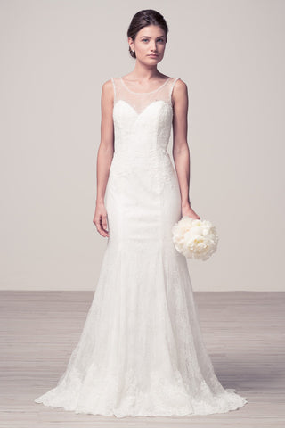 Wedding dress lace SLEEVELESS, SCOOP NECK, MERMAID