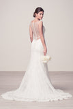 Wedding dress lace SLEEVELESS, SCOOP NECK, MERMAID