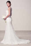 Wedding dress lace SLEEVELESS, SCOOP NECK, MERMAID