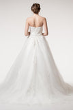 Wedding dress lace A-line ball gown STRAPLESS, SWEETHEART, BALL GOWN