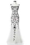 Prom & Evenning Lace Jersey Beaded Dresses